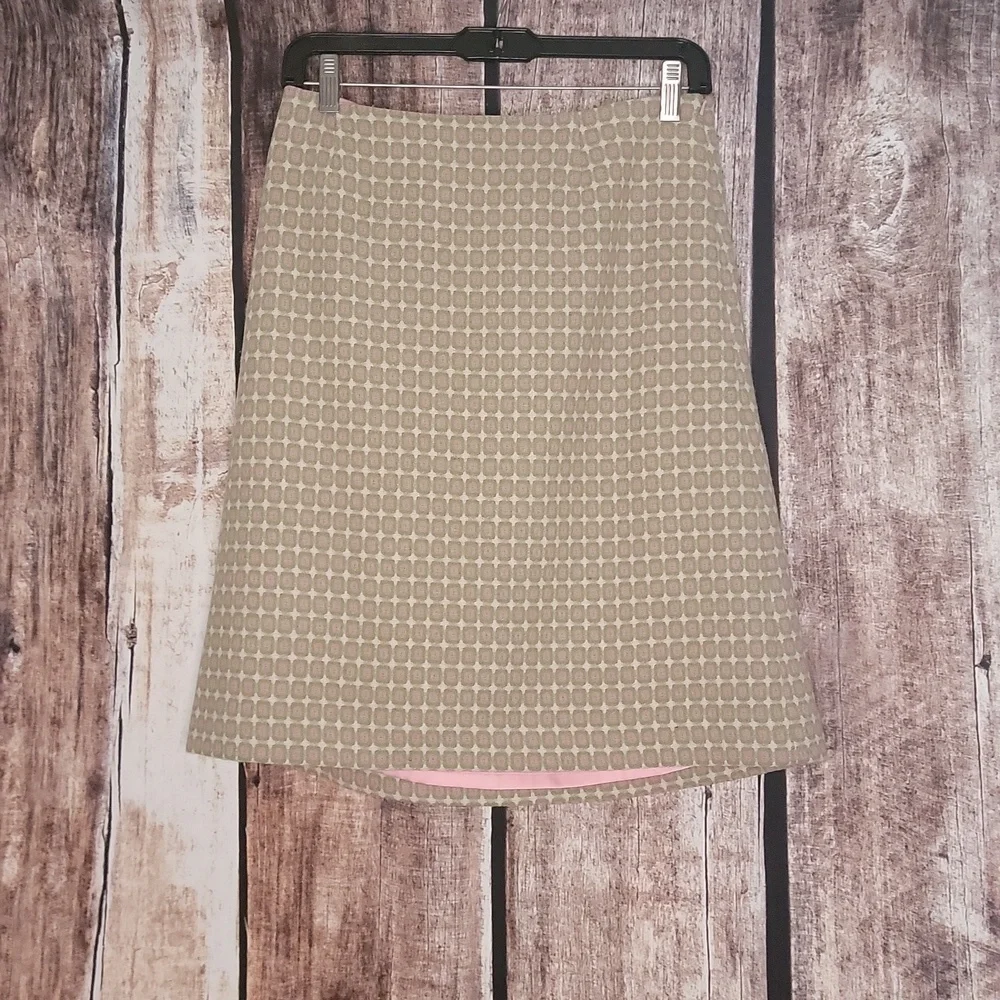 Lilly Pulitzer Size 6 Wool Stretch A-line Skirt Perfect Barbie